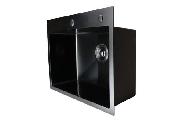 Мойка из нержавеющей стали Santegro 60 см STR6050BL графит