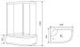 Душевая кабина 120x85 TIMO T-7720 L Душевая кабина 120x85 TIMO T-7720 L