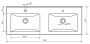 Раковина 1Marka Duo 120 Polytitan У99050 Раковина 1Marka Duo 120 Polytitan У99050