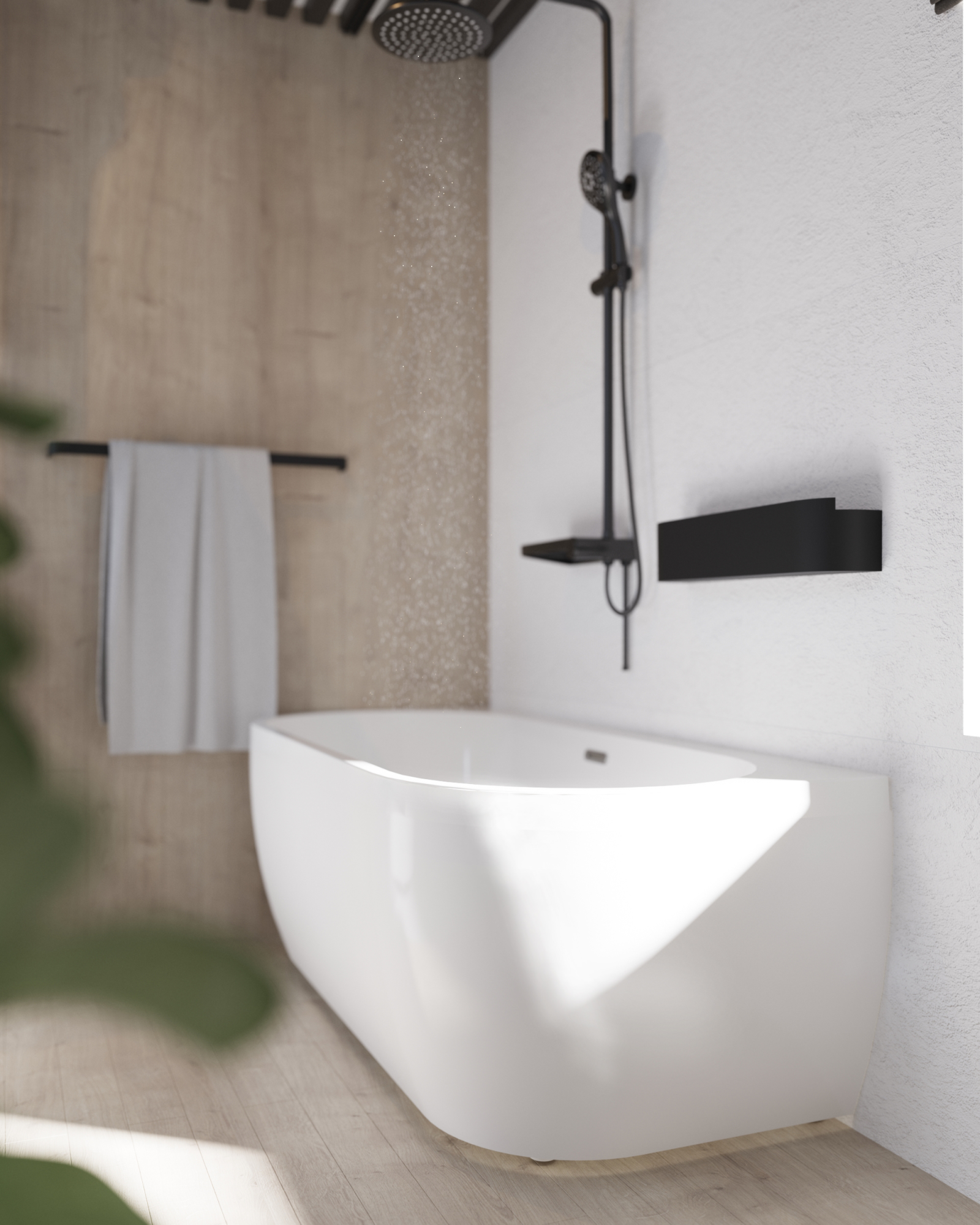 Ванна акриловая Radomir Вальс Макси 180x80 1-01-0-0-1-188 белая пристенная с каркасом