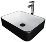 Раковина GROSSMAN GR-4043BW накладная черная матовая Раковина GROSSMAN GR-4043BW накладная черная матовая