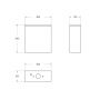 Чаша унитаза безободковая  BelBagno AURORA BB8604CPR/SC Чаша унитаза безободковая  BelBagno AURORA BB8604CPR/SC