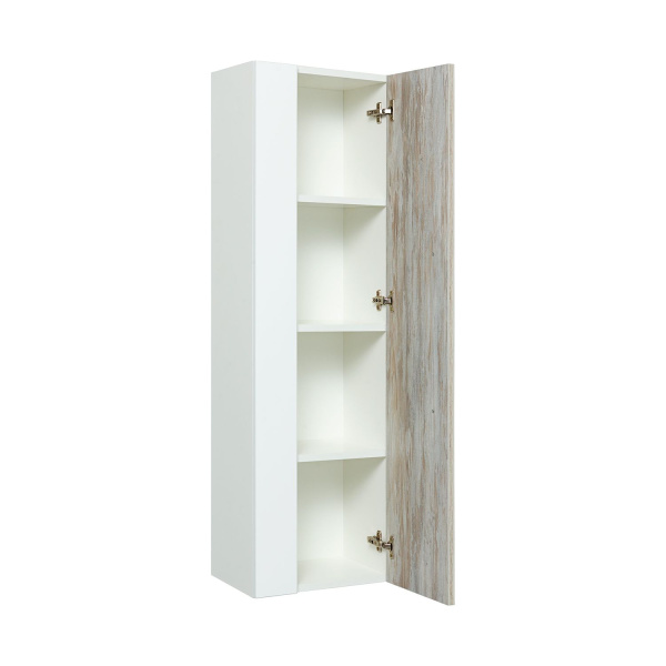 Пенал Runo Вудлайн 35x120 см 00-00001012 подвесной дуб скандинавский, белый