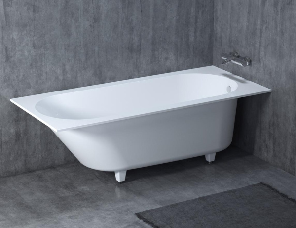 Ванна из литьевого камня Salini Ornella 170х75 102311G белая глянцевая