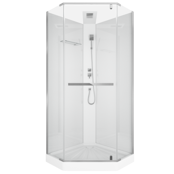 Душевая кабина Ceruttispa 90x225 CHIKA901T профиль хром