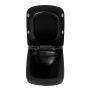Унитаз подвесной безободковый  BelBagno SELA BB3201CHR-MB черный матовый Унитаз подвесной безободковый  BelBagno SELA BB3201CHR-MB черный матовый