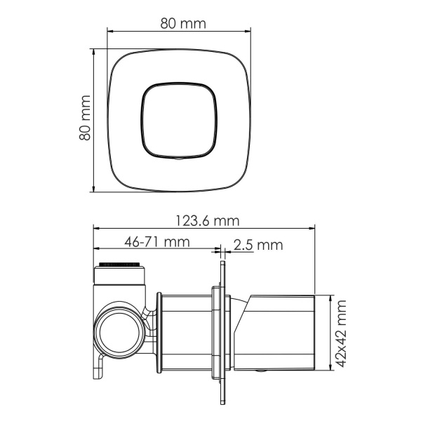 Смеситель для душа WasserKRAFT Nuthe 9151 Смеситель для душа WasserKRAFT Nuthe 9151