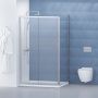 Душевой уголок 90x120 см BelBagno DUE DUE-AH-1-120/90-C-CR хром Душевой уголок 90x120 см BelBagno DUE DUE-AH-1-120/90-C-CR хром