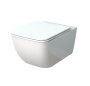 Унитаз подвесной Smartflow Vigente SMF811-WH безободковый с микролифтом