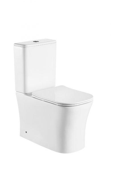 Напольный унитаз-компакт безободковый Cerutti SPA Marmolada CT7777 с быстросъемным сиденьем микролифт Напольный унитаз-компакт безободковый Cerutti SPA Marmolada CT7777 с быстросъемным сиденьем микролифт