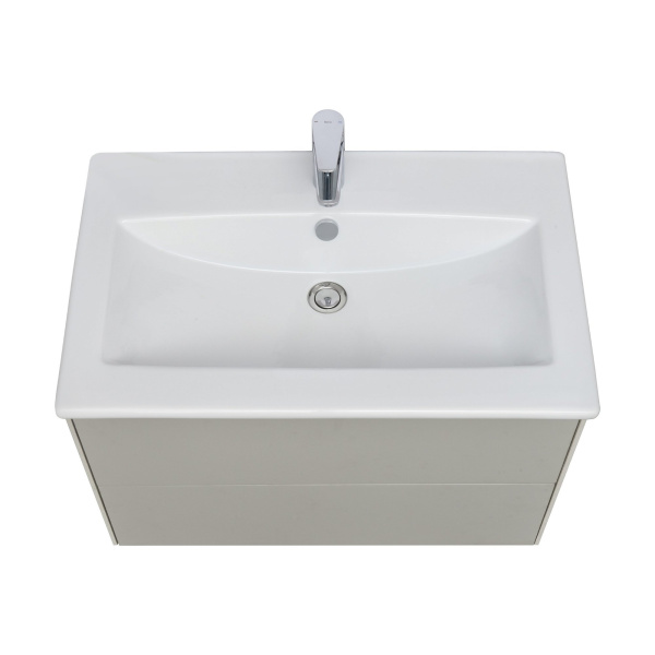 Тумба под раковину Aquaton Сохо 75 см 1A258101AJ9A0 подвесная серая