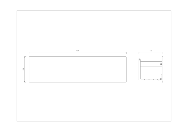 Полка для ванной Boheme Space 10966-W белый матовый