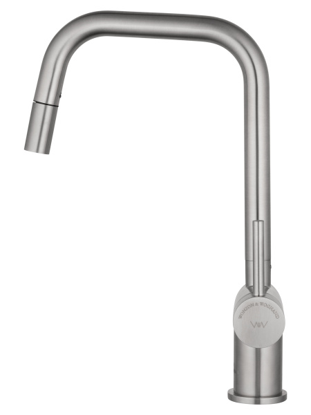 Смеситель для кухонной мойки Wonzon & Woghand WW-6018-BS никель брашированный