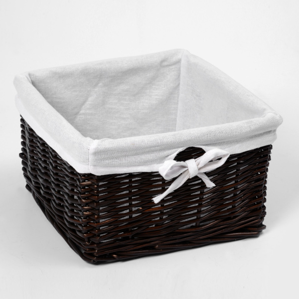 Плетеная корзина 26х26х16 WasserKRAFT Alme WB-150-S
