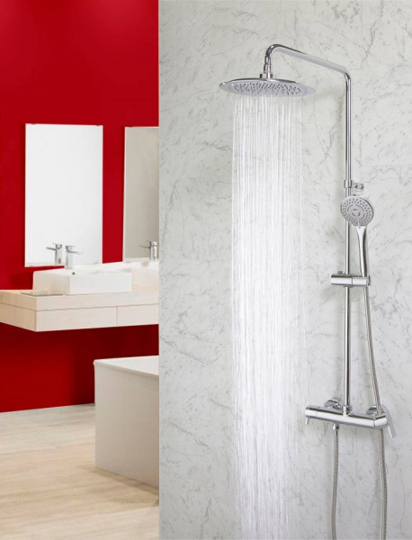 Смеситель для душа Ramonsoler Blautherm 943402T3 термостатический с душевым комплектом хром