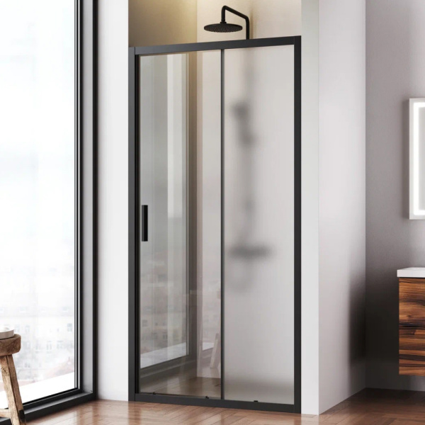 Душевая дверь AM.PM Gem 100x195 W90G-100-1-195BM профиль черный