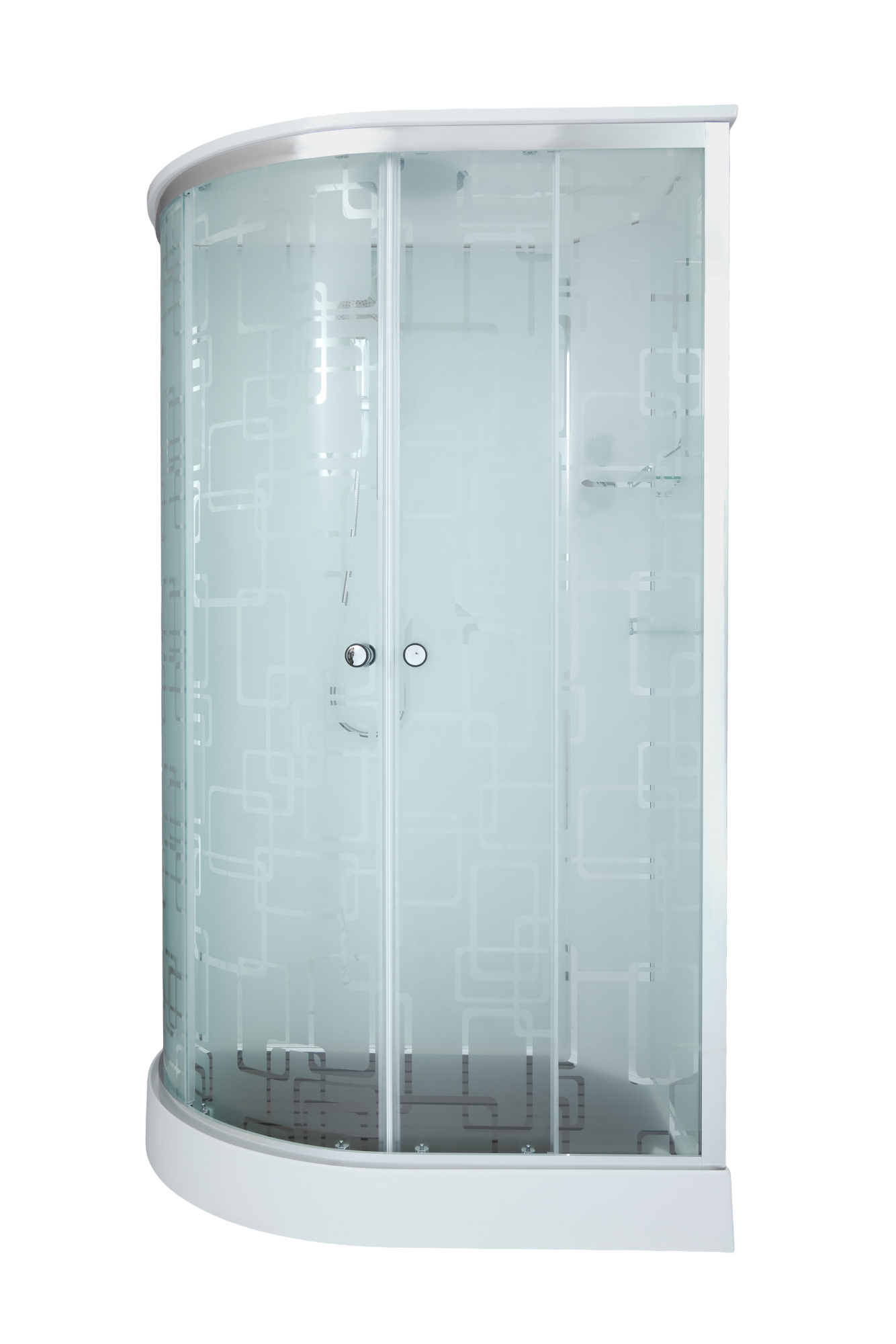 Душевая кабина DTO EM1512R профиль хром