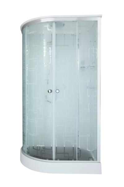 Душевая кабина DTO EM1512R профиль хром