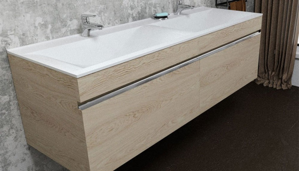 Тумба подвесная VELVEX Pulsus 140 дуб сонома под раковину VELVEX Pulsus 140 Тумба подвесная VELVEX Pulsus 140 дуб сонома под раковину VELVEX Pulsus 140