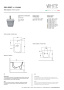 Подвесное крепежом  White Ceramic Idea W1000401 белый Подвесное крепежом  White Ceramic Idea W1000401 белый