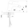 Смеситель для биде Lemark Unit LM4508C Смеситель для биде Lemark Unit LM4508C