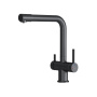 Смеситель для кухонной мойки Am.Pm Func с каналом для фильтра F8F05722 черный матовый