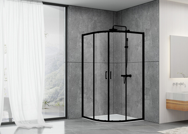 Душевой уголок 80x190 ABBER Schwarzer Diamant AG01080B Душевой уголок 80x190 ABBER Schwarzer Diamant AG01080B
