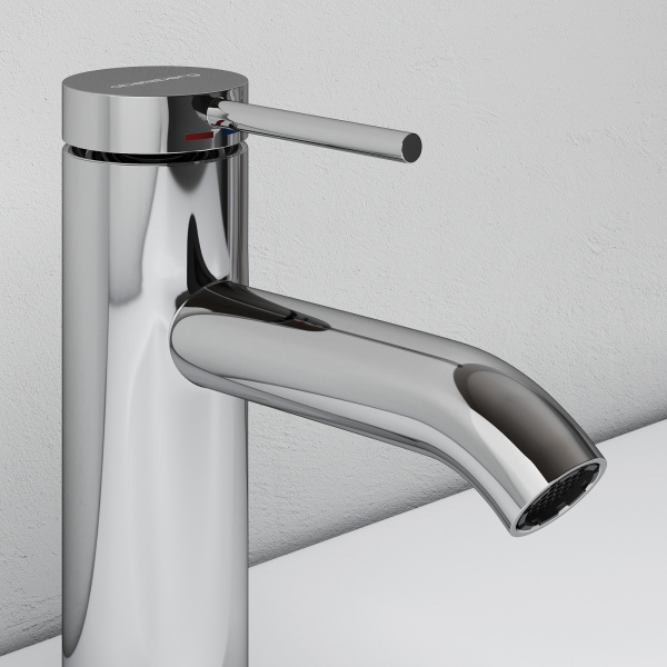 Смеситель для раковины Abelsberg Fluida ERF22001CH хром глянцевый