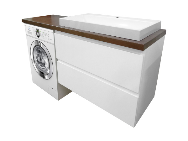 Тумба с раковиной Эстет Malibu Luxe 1550х500 правосторонний подвесной 2 ящика (ШхГхВ) 898х476х607 ФР-00007114 Тумба с раковиной Эстет Malibu Luxe 1550х500 правосторонний подвесной 2 ящика (ШхГхВ) 898х476х607 ФР-00007114