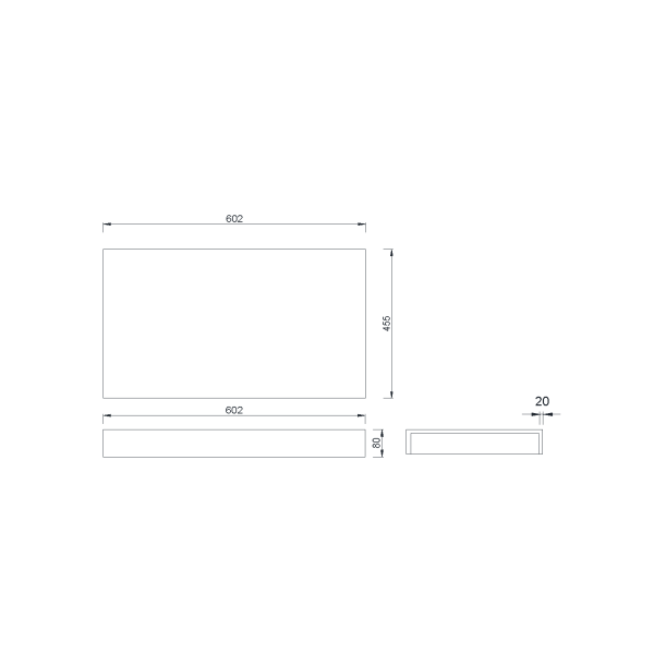 Столешница Armadi Art Flat 60 см 869-060-CLCT под раковину calacatta