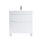 Тумба под раковину Am.Pm Like 80 см M80FSX0802WG напольная белая