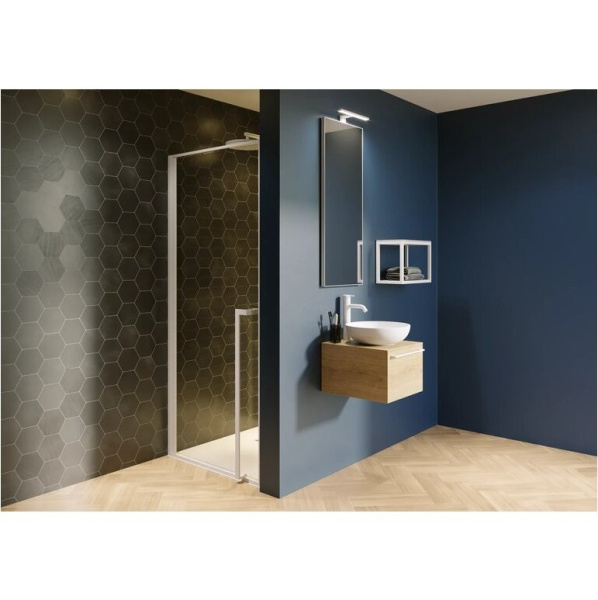 Душевая дверь Riho Lucid 90x200 G005002121 профиль черный