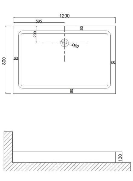 Душевой поддон 120x80x13 NIAGARA Nova NG-120-80Q прямоугольный, для 6610, 6810,6612,6812, 6617,6817 Душевой поддон 120x80x13 NIAGARA Nova NG-120-80Q прямоугольный, для 6610, 6810,6612,6812, 6617,6817
