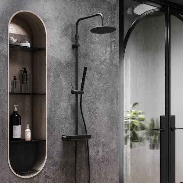 Душевая система c термостатом Damixa  Scandinavian Pure 936750300 Душевая система c термостатом Damixa  Scandinavian Pure 936750300