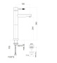 Смеситель для раковины с донным клапаном Webert Rimini RI830402010 золото Смеситель для раковины с донным клапаном Webert Rimini RI830402010 золото