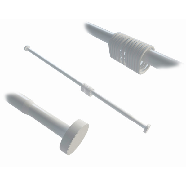 Карниз для ванной 110-200 см WasserKRAFT Kammel SC-831120 Карниз для ванной 110-200 см WasserKRAFT Kammel SC-831120