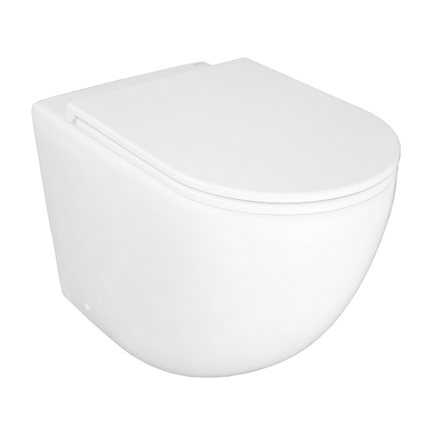 Унитаз Azario Grado AZ-2141D-UQ1 приставной безободковый с микролифтом