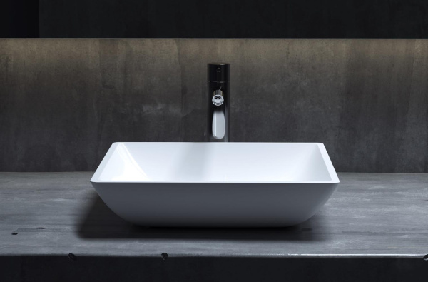 Раковина накладная Salini Callista 60 см 1101107G белая