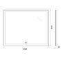Зеркало мультифункциональное 100x80 см BelBagno  SPC-GRT-1000-800-LED-TCH-PHONE Зеркало мультифункциональное 100x80 см BelBagno  SPC-GRT-1000-800-LED-TCH-PHONE