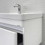 Тумба с раковиной Comforty Валдай 80 см 00-00019144 подвесная белая