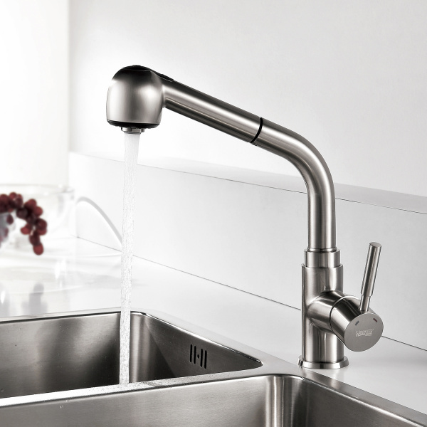 Смеситель для кухни с выдвижной лейкой WasserKRAFT Wern 4266 Смеситель для кухни с выдвижной лейкой WasserKRAFT Wern 4266