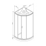 Душевая кабина AM.PM X-Joy W88C-301-090WT профиль белый стекло прозрачное Душевая кабина AM.PM X-Joy W88C-301-090WT профиль белый стекло прозрачное