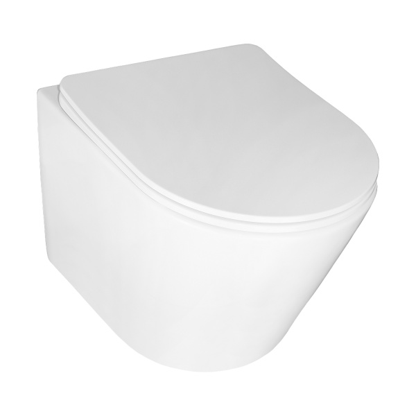 Унитаз Azario Teramo AZ-0053 SP подвесной безободковый с микролифтом