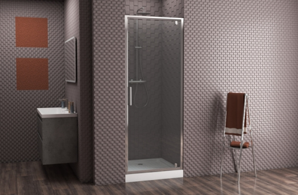 Душевая дверь в нишу 100x200 Bravat Drop BD100.4110A Душевая дверь в нишу 100x200 Bravat Drop BD100.4110A