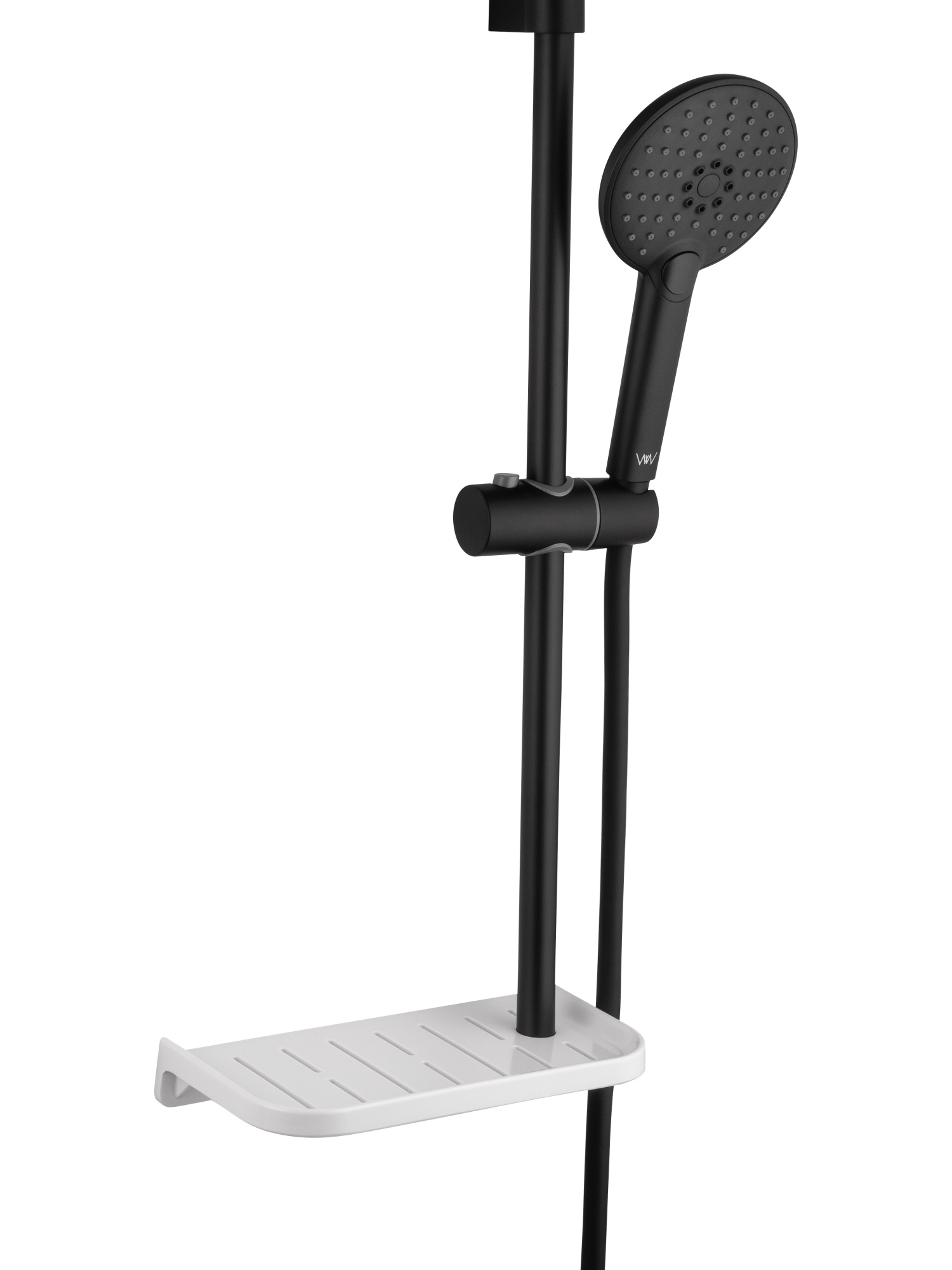 Смеситель для ванны с душем и гарнитуром Wonzon & Woghand Alfa WW-AE3201-MB черный матовый