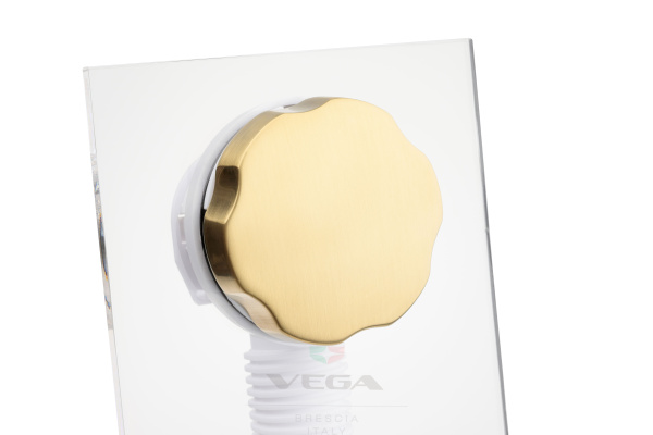 Слив перелив полуавтомат 60 см VEGA V55R  золотой матовый Слив перелив полуавтомат 60 см VEGA V55R  золотой матовый
