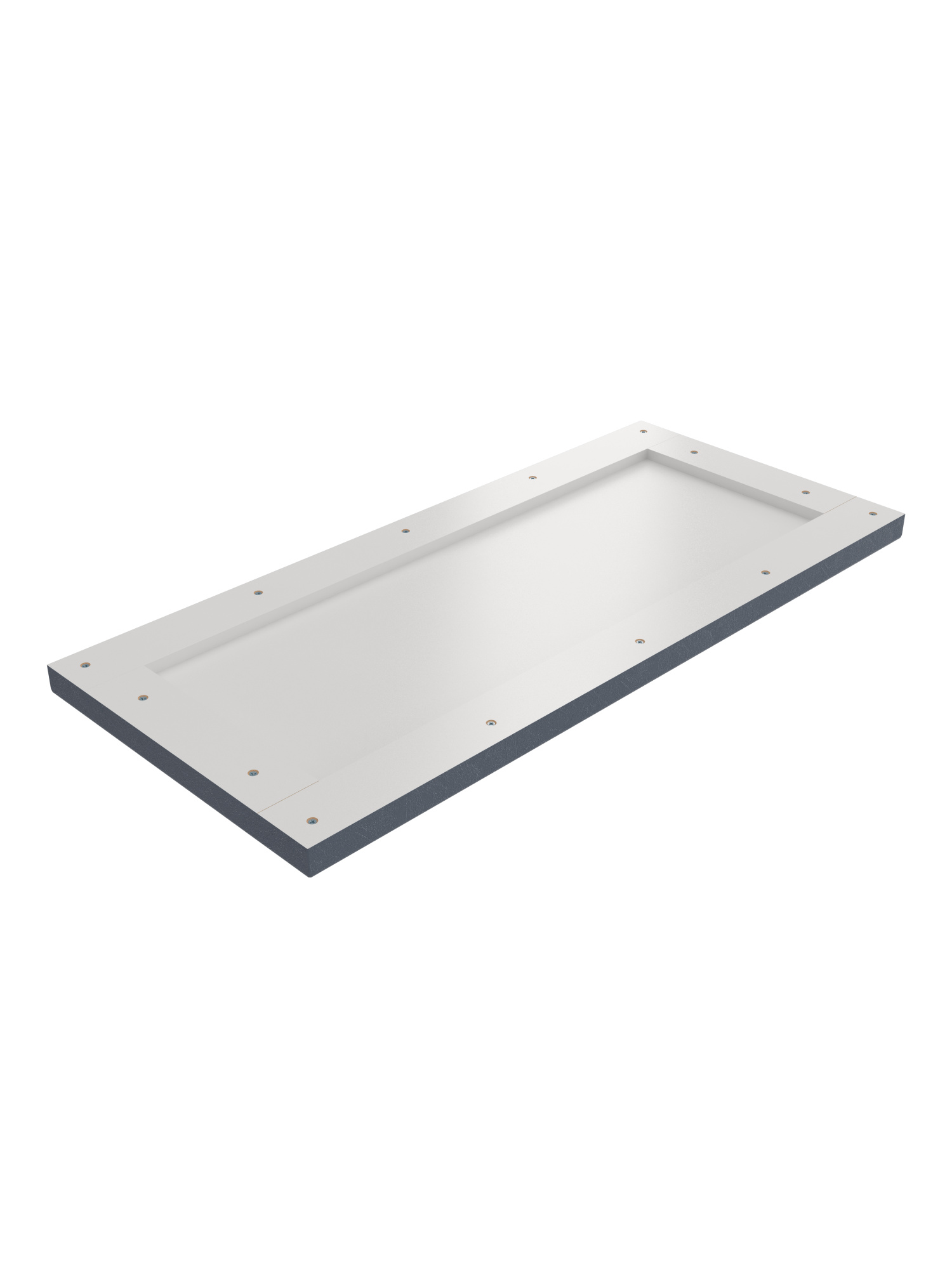 Столешница Какса-А 120 см 005386 для тумб и консолей серая