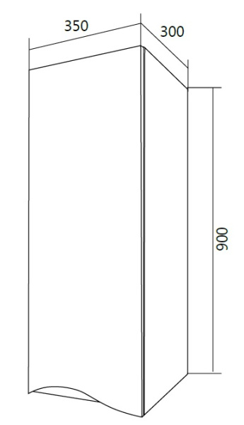 Пенал 1Marka Этюд 35П 1д. Белый глянец У25502 Пенал 1Marka Этюд 35П 1д. Белый глянец У25502