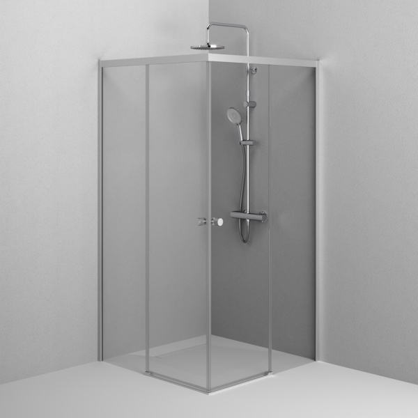 Душевой уголок AM.PM X-Joy 100x190x100 W94G-403-100100-MT1K профиль хром