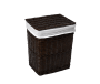 Корзина для белья WasserKRAFT Isar WB-130-M коричневая